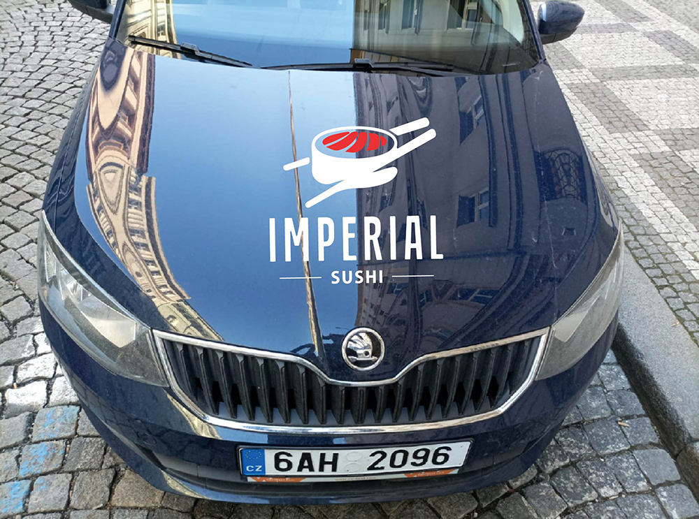 Polepy vozidel Imperial Sushi